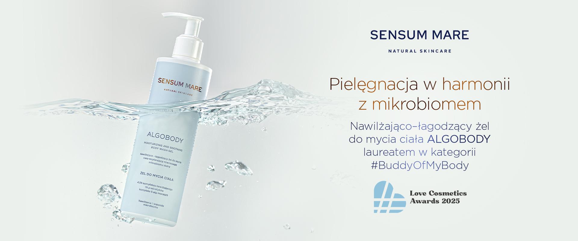 LCA 2025: Przyjacielska troska o mikrobiom na etapie mycia - nawilżająco-łagodzący żel ALGOBODY od Sensum Mare